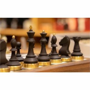 Piezas de Ajedrez de madera de 2,5 pulgadas modernas de lujo más vendidas, piezas de torneo de alta calidad, diseños de Prisma PCP 310, Color personalizado - Product Image 6