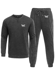 Ensemble de survêtement sportif 2 pièces personnalisé de haute qualité à bas prix, respirant, écologique, séchage rapide, léger, pour homme, hiver - Product Image 5