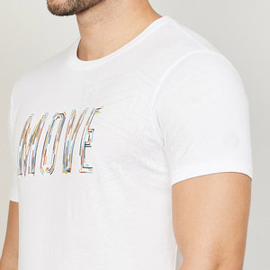 Camiseta Deportiva para Hombre al Mejor Precio, Cómoda, Transpirable, de Algodón/Bambú, Ecológica, de Secado Rápido, Alta Calidad, Talla Grande (4XL), MOQ Bajo - Product Image 3