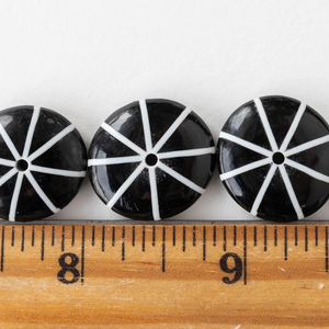 Perles de fabrication de bijoux en corne de bœuf véritable de haute qualité, personnalisées, brunes, faites à la main, lisses et polies, accessoires de bricolage pour designers, collier - Product Image 6