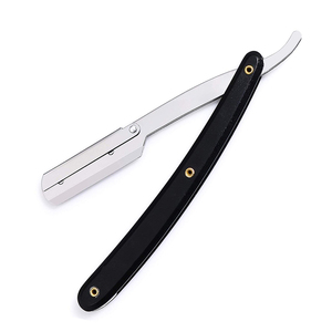 Manche en bois léger de qualité supérieure rasoir à gorge coupée pour rasoir droit de barbier lames de rasage à bord unique - Product Image 2