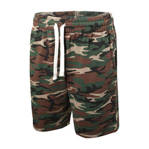 Vente en gros Short cargo taille moyenne style hip hop personnalisé sublimé de haute qualité pour hommes Short de gym en polaire à séchage rapide - Product Image 4