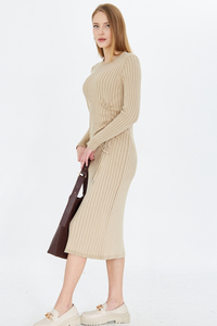 Vestido de Punto Acordonado para Mujer, Elegante y Cómodo - Product Image 2