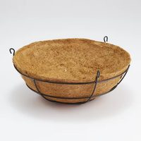 Pelapis keranjang sabut alami-Liner serat kelapa ramah lingkungan untuk keranjang gantung, pekebun, & dekorasi taman, mudah terurai