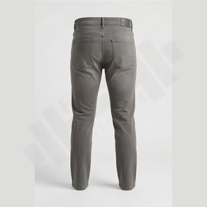 Pantalones Vaqueros de Mezclilla de Algodón Lavado de Peso Medio, Corte Slim Fit, Cintura Elástica Cómoda, Corte Regular para Hombre, Venta al Por Mayor OEM, 2025 - Product Image 2