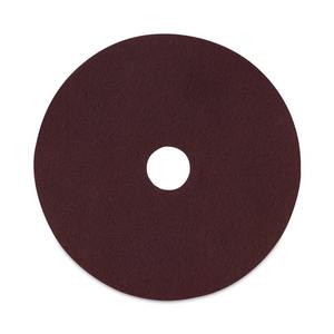 Boardwalk 20-Inch Deep Scrub <b>Pads</b> Maroon Coconut Fiber 10/Carton for Industrial House <b>Cleaning</b> - Product Image 1