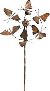 Escultura de Jardín de Metal para Exteriores, Moderna y Elegante, Hecha a Mano, de Bronce, con Forma de Lirio de Cala, de 22 a 36 Pulgadas de Altura - Product Image 4