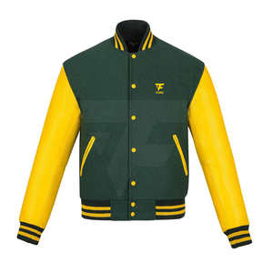 Veste de baseball universitaire en laine personnalisée de haute qualité Lettermen col montant style décontracté meilleure vente en gros de veste OEM pour hommes - Product Image 1