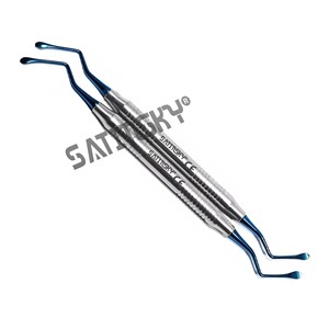 Juego de 7 escaladores periodontales Hallow, instrumentos para eliminar sarro, instrumentos de acero inoxidable fabricados con AISI 420 - Product Image 5