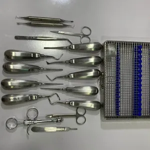 Professional Dental Surgical Instrument Kit <b>17</b> Pcs Manual Reusable CE Approved - Product Image 3