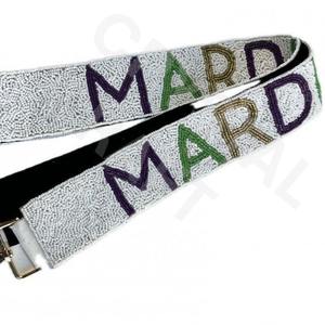 Correas de bolso de cuentas de semillas de oro blanco personalizadas, correa de monedero con cuentas de diseño rojo grande, accesorios de moda - Product Image 2