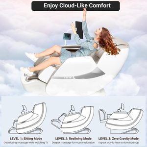 Nuevo Sillón de Masaje 3D A18 de Última Generación, Masaje Corporal Completo, Gravedad Cero, Silla Reclinable de Masaje Shiatsu con Calor, Control por IA, Escaneo Corporal - Product Image 6