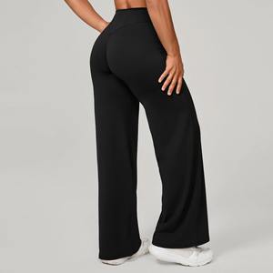 Leggings de Cintura Alta Cruzada para Mujer, al por Mayor, Personalizadas, Ajustadas, Cómodas, para Uso Casual, Deportivo y Formal - Product Image 4