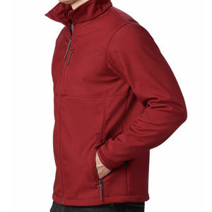 Veste d'extérieur de haute qualité pour hommes taille coupe-vent chaud Logo personnalisé et veste Softshell à manches longues pour hommes - Product Image 3