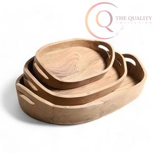 Plateau de service en bois écologique pour des maisons durables, parfait pour servir des aliments et des boissons - Product Image 5