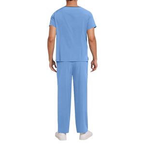 Personalizable mujer Top Scrub traje de moda médico enfermería Jogger Scrubs uniformes conjuntos para Hospital nuevos uniformes personalizables - Product Image 6