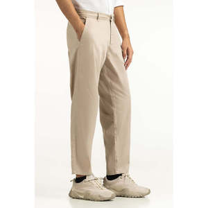 Pantalones de Hombre de Pana 100% Algodón, Corte Regular, MN-TRC-SS25-023, Logotipo Personalizable, Botones y Cremalleras Rectas, Pantalones de Traje Formales - Product Image 3