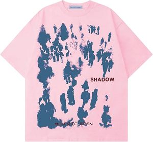 Camisetas Extra Grandes de Algodón Pesado 100% de Alta Calidad para Hombre, Logotipo Personalizado, Impresión Gráfica, Diseño Cuadrado Recortado, Impresión Digital - Product Image 1