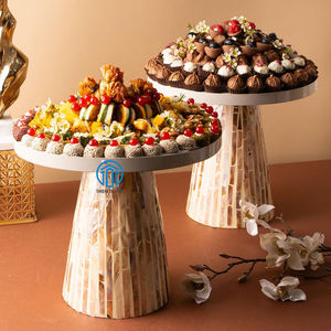 Impresionante combinación de lujo y funcionalidad Ideal para Ramadán Eid Holiday Mother of Pearl Cake Stand - Product Image 5