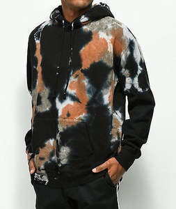 Venta al por mayor personalizado Tie-Dye sudaderas con capucha bordadas 100% algodón temporada de invierno sudaderas con capucha de alta calidad para hombres - Product Image 4