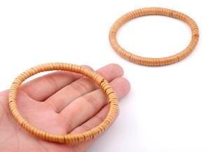 Brazalete de ratán hecho a mano, elegante pulsera de paja, joyería tejida Bohemia para mujer, accesorio de moda - Product Image 3