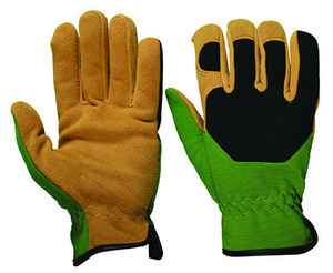 Gants mécaniques en cuir synthétique de qualité supérieure, gants de protection industrielle robustes, faible MOQ, conception personnalisée, taille et couleur - Product Image 4