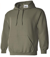 Sudadera con capucha de mezcla pesada para hombre, camisa de moda 50% Algodón, 50% poliéster, lavado a máquina