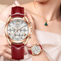 Montres-bracelets pour femmes de luxe avec logo personnalisé, montres à quartz étanches 3ATM