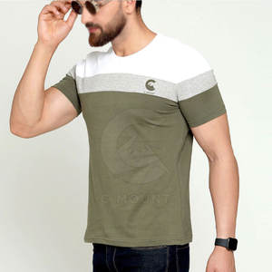 Directo de fábrica, superventas, camiseta ajustada para hombre, secado rápido, 100% algodón, venta al por mayor personalizada para adultos - Product Image 3