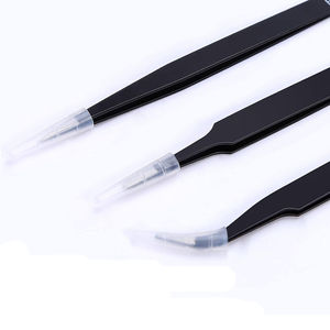 Lot de 3 pinces de précision en acier inoxydable antistatiques améliorées pour l'électronique, la soudure et le travail de laboratoire. - Product Image 5