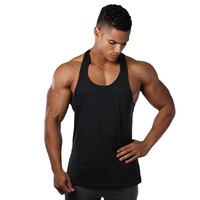 Débardeur pour homme, musculation, 100% polyester, tricoté, décontracté, fitness, course à pied, respirant, séchage rapide