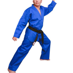 ชุดเทควันโดคอตตอน100% ระบายอากาศได้ดีน้ำหนักเบาชุดศิลปะการต่อสู้ - Product Image 2