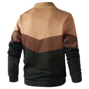 High Quality Customized Men's Satin Bomber Jacket Multi-Color Breathable and Solid for Outdoor Activities Low MOQ Wholesale - Product Image 3