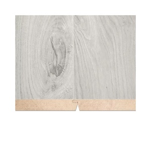 Plancher <span class=keywords><strong>stratifié</strong></span> en bois écologique <span class=keywords><strong>blanc</strong></span> rustique HDF durable de 12 mm, résistant à l'usure AC4, installation par clic - Product Image 4