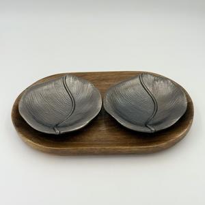 Accessoires de maison de haute qualité, bols à servir en aluminium métallique imprimés sur mesure, modèles peints sur le thème des fruits, technique de placage - Product Image 4