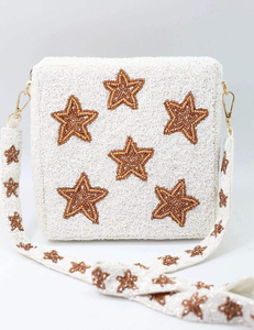 Monedero Bordado a Mano con Cuentas para Mujer, Artesanía de Bordado, Punto de Cruz y Costura - Product Image 1