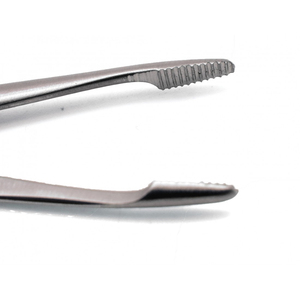 Pinces micro-alligator dentées Hartman pour instruments ORL (oreille, nez, gorge) en acier inoxydable, 5,5 pouces, modèle crocodile, manuel – Vente chaude - Product Image 3