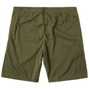 Short en maille à motif imprimé de basket-ball multicolore pour hommes, confortable en polyester, tricoté dans la rue avec cordon de serrage, vente en gros - Product Image 3
