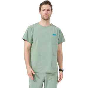 Vente en gros d'uniformes hospitaliers Gommage médical Blouses médicales Infirmière à la mode Manches longues Costume de travail Uniforme chirurgical Femmes - Product Image 5