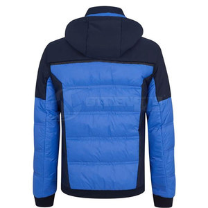 Chaqueta de burbuja cálida de invierno personalizada para hombre con cuello levantado y cremallera en el cuello Venta en línea - Product Image 3