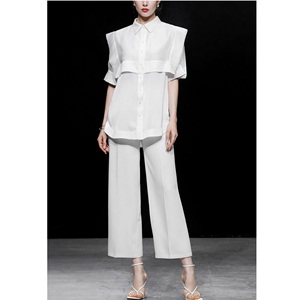 เส้นด้ายผ้าย้อมสีทึบทำจากผ้าคอตตอนแท้ทรงตรงต้านริ้วรอยสินค้าใหม่จากเวียดนาม - Product Image 4