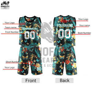 เครื่องแบบบาสเก็ตบอลชุดบาสเก็ตบอลชุดบาสเก็ตบอลสำหรับมืออาชีพวัสดุดี - Product Image 3