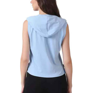 Sudadera corta sin costuras personalizada para mujer, sudadera con bordado de letras de estilo Vintage, ropa de calle para invierno - Product Image 6