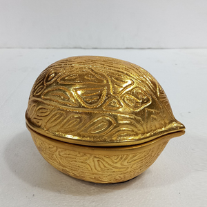 Tazón chapado en oro, Metal de aluminio, buena calidad, para servir alimentos, grabado de frutas, platos de pizarra y platos, tazón - Product Image 1