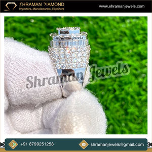 Luxury Men's Championship <b>Ring</b> Exclusive 9.07 TCW 29.1 Grams VVS1 Moissanite Diamond Beautiful <b>Iced</b> Hip Hop Silver <b>Ring</b> Wedding - Product Image 4