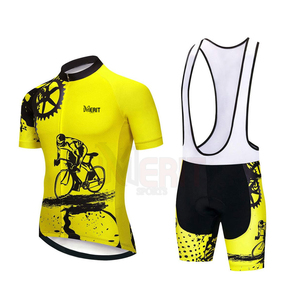 Pantalones cortos de ciclismo personalizados para hombre, ropa de compresión transpirable para equipo masculino con bolsillos, conjunto de sublimación - Product Image 1