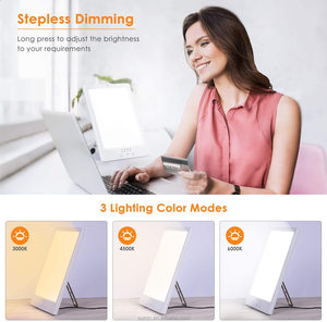 Lámpara de Terapia SAD Portátil, 12000 Lux, Luz Blanca Brillante con Temperaturas de Color de 3000K, 4500K y 6000K para el Trastorno Afectivo Estacional - Product Image 2