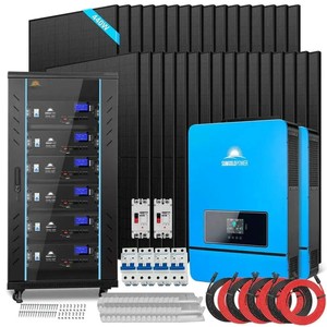 Su nG ancien kit solaire hors réseau 20KW 48VDC 120V 240V Lifepo4 30.72kwh CAN Port de communication Type divisé - Product Image 4