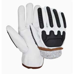 Gant de mécanicien de construction personnalisé avec gants anti-impact pour les mains en stock Gants d'extérieur haute performance avec écran tactile - Product Image 2