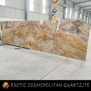 Revêtement de sol en marbre quartzite cosmopolite de luxe de qualité pour tous les endroits Application intérieure polie Imperméable 1 an pour les villas - Product Image 4